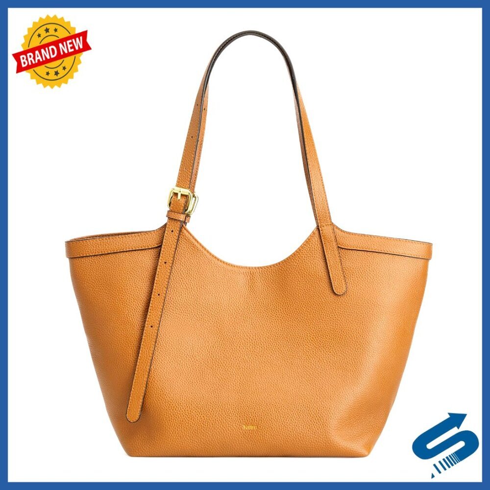 Genuine Leather Hobo Tote Shoulder Bag with Adjustable Strap